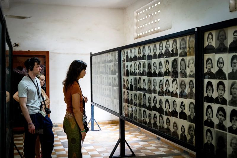 Tuol Sleng Genocide Museum in Phnom Penh City